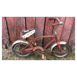 Antique direct drive pedal bike