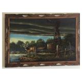 Buck  Country Painting with frame