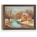 River country paintings set of two