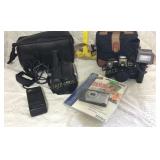 Mag a box camera and JVC VHS Recorder