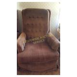 Gold swivel chair