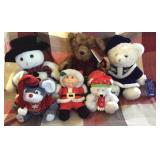 Christmas stuffed animals