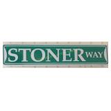 Metal Stoner Way sign