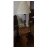 Side table with light