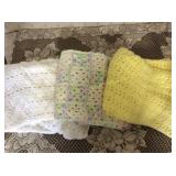 Hand crocheted baby blankets