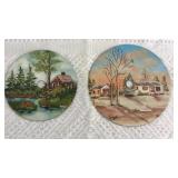 Hand painted saw blades