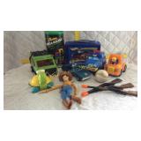 Toys cars and motorcycles, etc