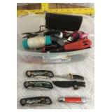 Knife collection and tools