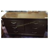 Lowboy Dresser with Mirror