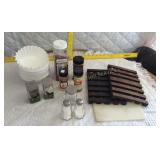 Seasoning, salt and pepper shakers and