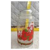 Strawberry shortcake glass jar