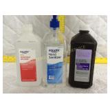 Hand sanitizer, rubber alcohol and peroxide