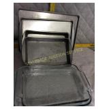 Cookie sheet and casserole dishes