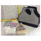 Towels in carrying tote