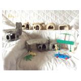 Flintstone fish aquarium decorations