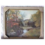 Scenic picture and Jesus picture