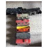 Vintage metal Train and tracks