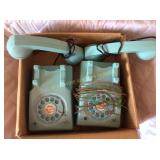 Vintage toy telephones