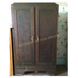 Dark Cherry Wooden Wardrobe