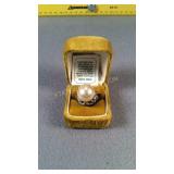 Panetta Sterling Silver w/ Faux Pearl Ring