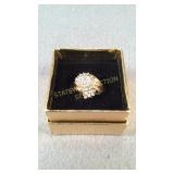 10K Diamond Cocktail Ring