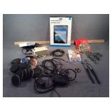 Super sliders, table cloth clamps,  TV Amplifier