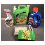 Laundry soap, Clorox 2, Shout