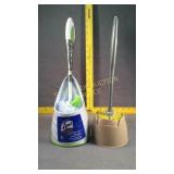 Toliet bowl brushes w/ holders