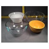 Glass Serving bowls & mixing bowls