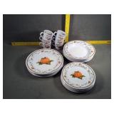 Plastic Pumpkin Dinnerware