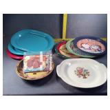 Variety of serving dishes