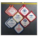 Hot pads w/ advertisments