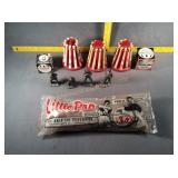 Mini Baseball bats, Bat-a round, B-Ball figurines