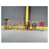 Davy Crocket, Roy Rogers collective glasses