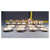 Hand Painted Mickey Mouse Tea China Set