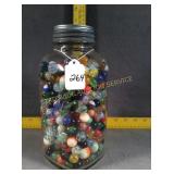 Antique Marbles w/ Ball Jar #2