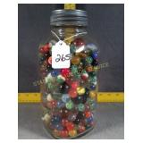 Antique Marbles w/ Ball Jar #3