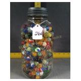 Antique Marbles w/ ball Jar #4