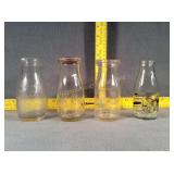Glass Milk Jars