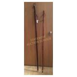 Handcarved Wooden Walking Sticks