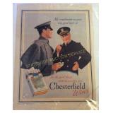 1937 Chesterfield Cigarette Advertisement