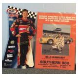 Earnhardt race post & cardboard display