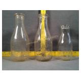 Glass Dairy Bottles #3