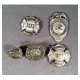 Firefighter Badges - Authentic