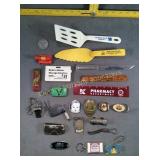 Spatulas, Money Clip, Wooden Riler & more