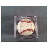 Reno Bertoia signed Baseball