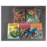Aquaman, Smokey Stover, Fantastic Four Books