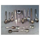 Collectible Stainless Steel & Silver Spoons