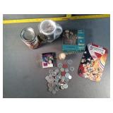 Super Bowl mug, Napkins, Playing Cards, Putty