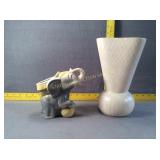 Kenwood, USA 1515 Vase & Elephant vase